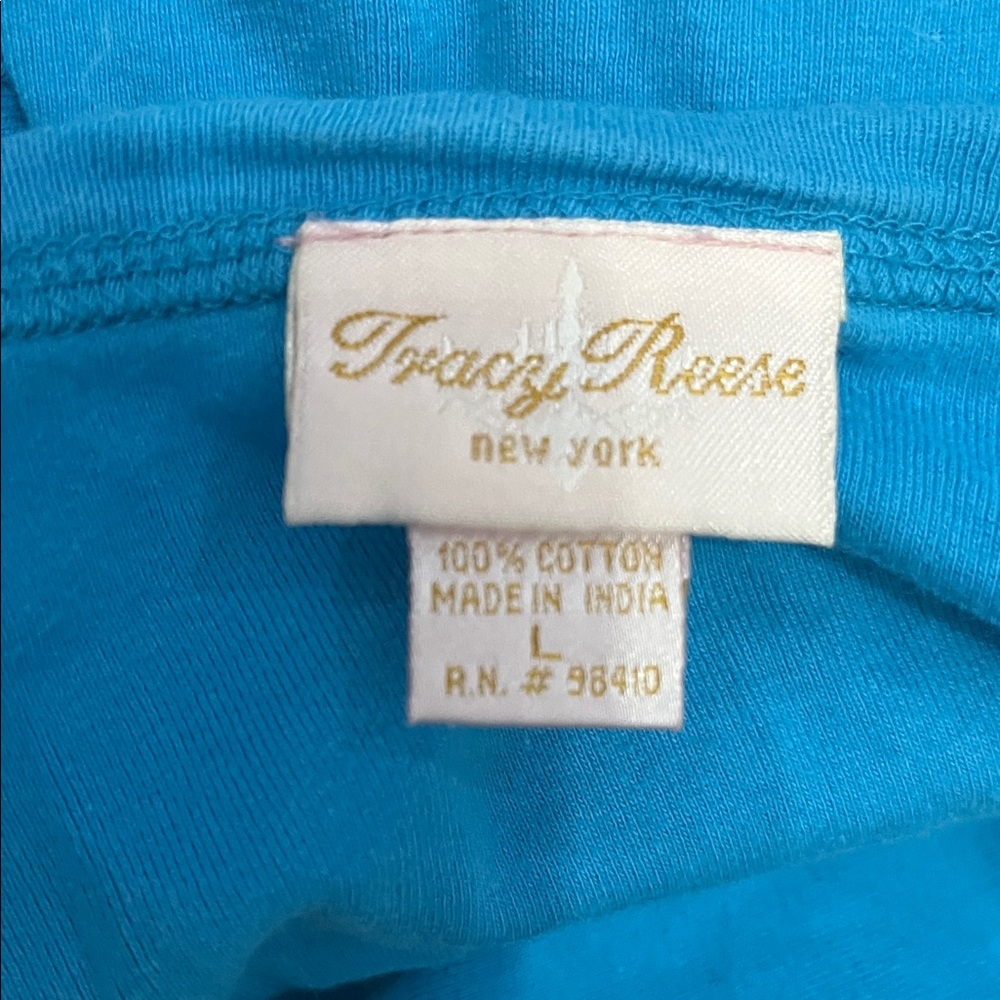 Tracy Reese Turquoise Top with Beaded Elephant - Picture 7 of 7